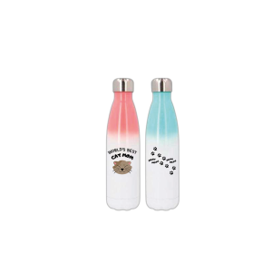 Botella de Acero tipo Lechera de Color