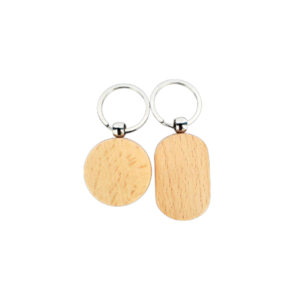 Llaveros de Madera para Grabado Láser