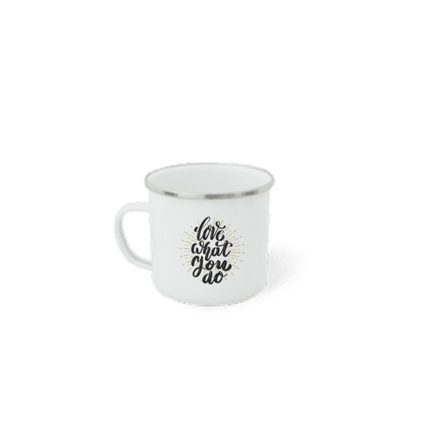 80 Taza Peltre Orilla Plata
