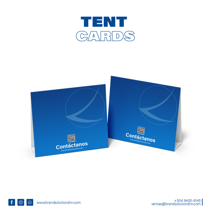 Tent Cards